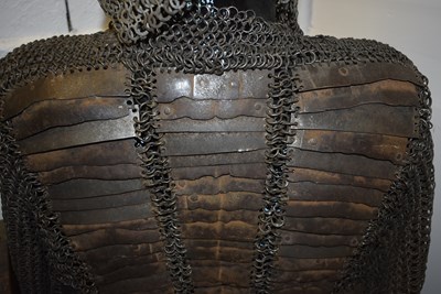Lot 79 - A BIKANER DECCAN INDIAN MAIL AND PLATE ARMOUR