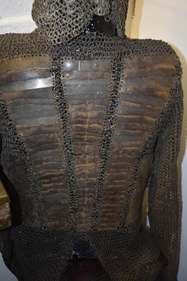 Lot 79 - A BIKANER DECCAN INDIAN MAIL AND PLATE ARMOUR