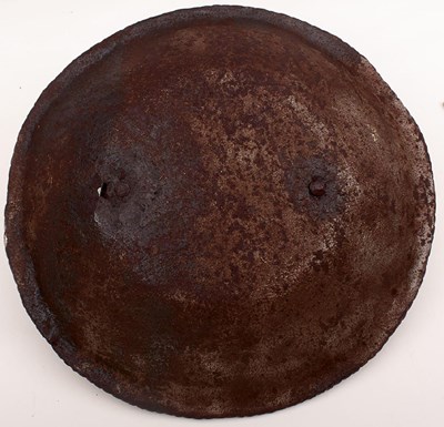 Lot 417 - AN EARLY OTTOMAN BUCKLER OR SHIELD