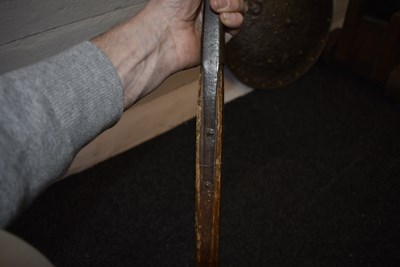 Lot 410 - AN EARLY 16TH CENTURY ITALIAN RONCONE OR POLEARM