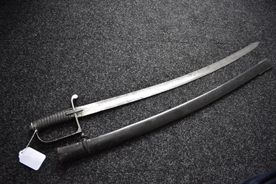 Lot 267 - A LATE 18TH/19TH CENTURY PRUSSIAN CAVALRY TROOPER'S SABRE