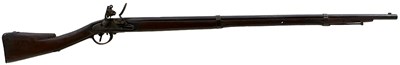 Lot 566 - A .600 CALIBRE CONTINENTAL FLINTLOCK SERVICE MUSKET