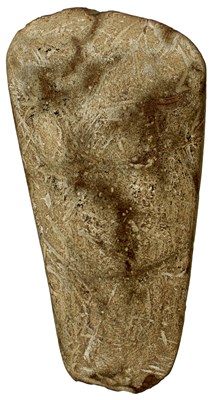 Lot 835 - A NEOLITHIC STONE AXE HEAD