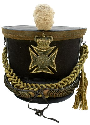 Lot 819 - YORKSHIRE REGIMENT COPY BELL TOP SHAKO