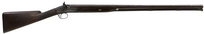 Lot 571 - A 10-BORE PERCUSSION SPORTING GUN OR FOWLING PIECE BY WILLIAM SMITH