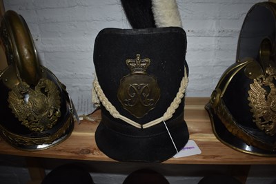 Lot 818 - COPY 11TH REGIMENT OF FOOT (NORTH DEVONSHIRE) GEORGIAN SHAKO