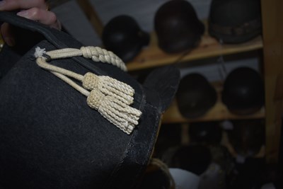 Lot 818 - COPY 11TH REGIMENT OF FOOT (NORTH DEVONSHIRE) GEORGIAN SHAKO