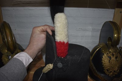 Lot 818 - COPY 11TH REGIMENT OF FOOT (NORTH DEVONSHIRE) GEORGIAN SHAKO