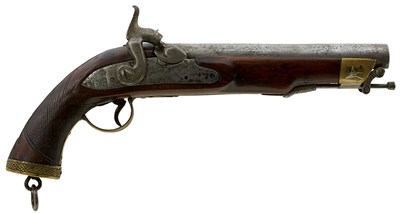 Lot 623 - A .650 CALIBRE INDIAN SERVICE TYPE PISTOL