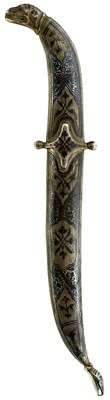 Lot 869 - A LATE 19TH OR EARLY 20TH CENTURY DAGESTANI DAGGER