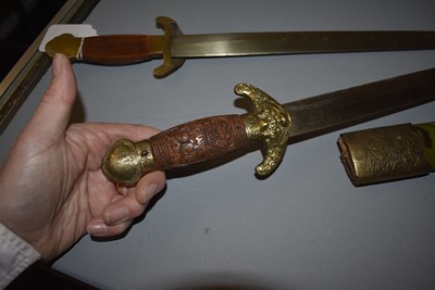 Lot 281 - A 20TH CENTURY CHINESE JIAN OR DOUBLE SWORD