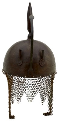 Lot 286 - AN INDIAN KHULA KHUD OR HELMET