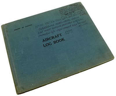 Lot 807 - OF CLARK GABLE INTEREST: AN AIRCRAFT LOG BOOK