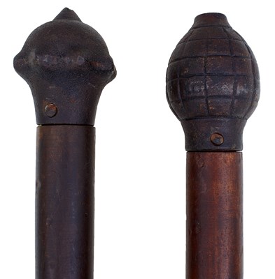 Lot 882 - A FRENCH FIRST WORLD WAR TRENCH CLUB