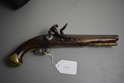 Lot 495 - A SCARCE 1794 PATTERN .650 CALIBRE FLINTLOCK LIGHT DRAGOON PISTOL