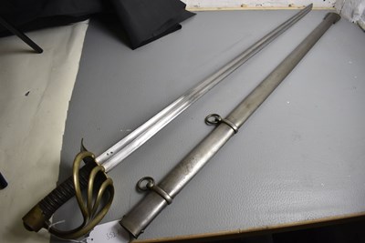 Lot 275 - A WATERLOO PERIOD FRENCH CUIRASSIER'S SWORD