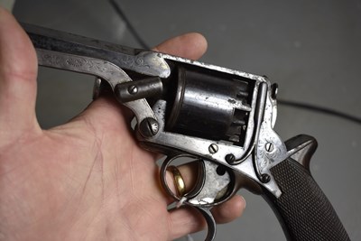 Lot 517 - A 54-BORE FIVE-SHOT PERCUSSION THIRD MODEL TRANTER REVOLVER