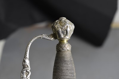 Lot AN 18TH CENTURY SILVER HILTED SMALL SWORD