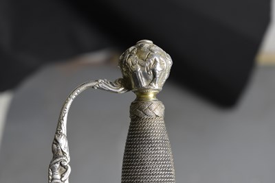 Lot 317 - AN 18TH CENTURY SILVER HILTED SMALL SWORD