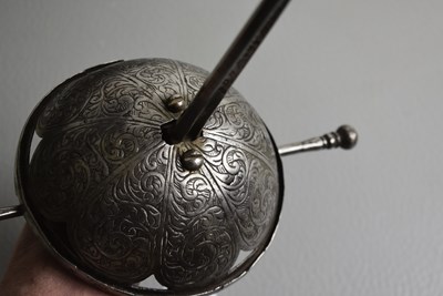 Lot A 17TH CENTURY CUP HILT RAPIER