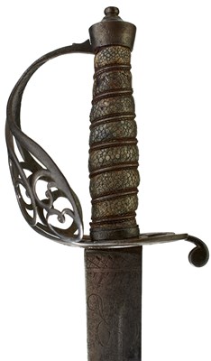 Lot 223 - A LATE 18TH CENTURY HOUSEHOLD CAVALRY OFFICER'S SWORD