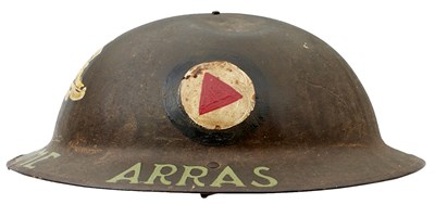 Lot 780 - A 15TH DIVISION FIRST WAR 2ND PATTERN BRODIE STEEL HELMET