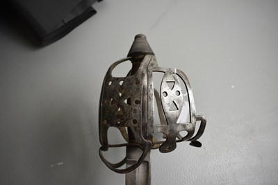 Lot 320 - A SCOTTISH BASKET HILTED BACK SWORD TO THE 42ND REGIMENT (THE BLACK WATCH)