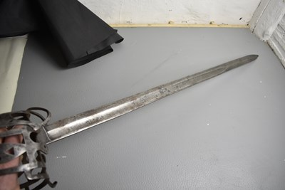 Lot A SCOTTISH BASKET HILTED BACK SWORD TO THE 42ND REGIMENT (THE BLACK WATCH)