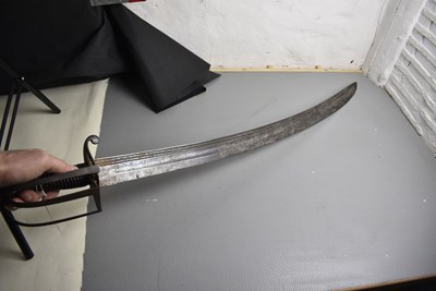 Lot 226 - A 1788 PATTERN CAVALRY OFFICER'S SABRE OF ENORMOUS PROPORTIONS