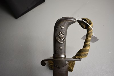 Lot A SCARCE GEORGIAN 52ND (OXFORDSHIRE) REGIMENT LIGHT INFANTRY OFFICER'S SWORD