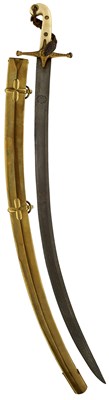 Lot 203 - AN 1831 PATTERN GENERAL OFFICER'S SWORD WITH TROPHY INDIAN BLADE