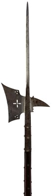 Lot 341 - A 16TH CENTURY GERMAN HALBERD