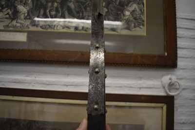 Lot 341 - A 16TH CENTURY GERMAN HALBERD