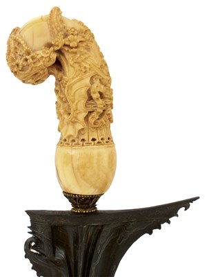 Lot 98 - A GOOD 19TH CENTURY OR EARLIER MADURA KRIS