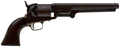 Lot 771 - A .36 CALIBRE SIX-SHOT PERCUSSION COLT NAVY REVOLVER