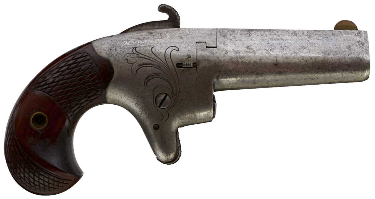 Lot 380 - A .41 CALIBRE RIMFIRE LONDON COLT NO.2 DERINGER