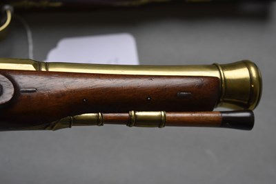 Lot 642 - A PRISTINE PAIR OF FLINTLOCK BLUNDERBUSS PISTOLS BY SHARMAN
