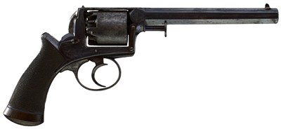 Lot 800 - A 54-BORE FIVE-SHOT PERCUSSION 51 ADAMS REVOLVER BY DEANE ADAMS & DEANE