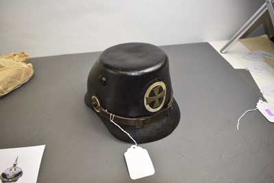 Lot 750 - A PRUSSIAN LANDWEHR RESERVIST'S SHAKO