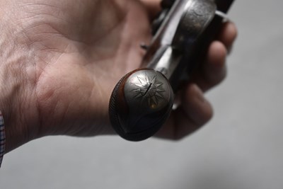 Lot 675 - A 32-BORE FLINTLOCK TRAVELLING PISTOL BY WILLIAM BOND