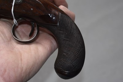Lot 675 - A 32-BORE FLINTLOCK TRAVELLING PISTOL BY WILLIAM BOND