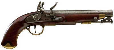 Lot A .650 CALIBRE IRISH FLINTLOCK SERVICE PISTOL BY RIGBY OF DUBLIN