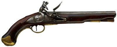 Lot 833 - A .650 CALIBRE FLINTLOCK LIGHT DRAGOON SERVICE PISTOL