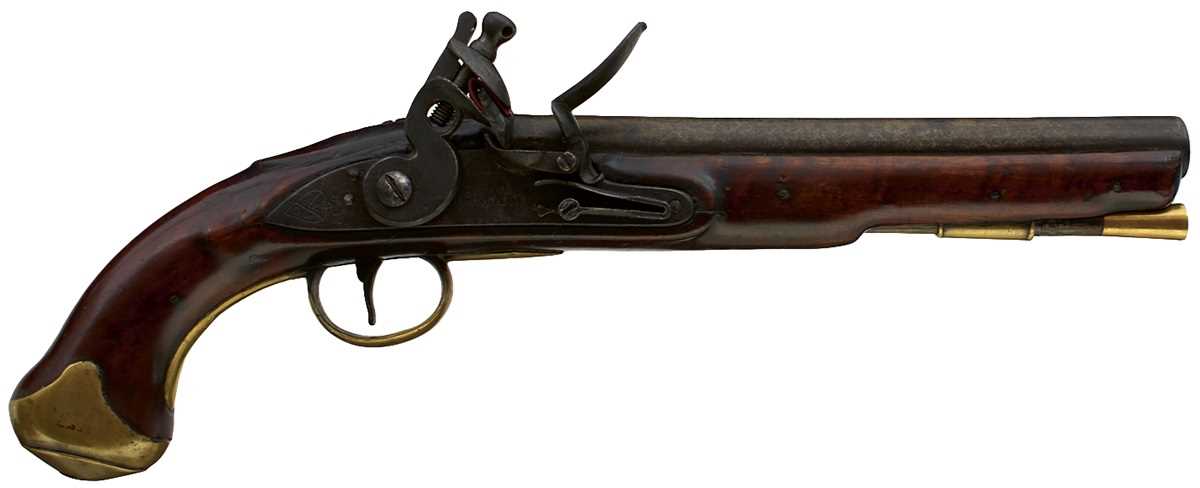 Lot 837 - A .650 CALIBRE EAST INDIA COMPANY FLINTLOCK LIGHT DRAGOON OR SHORT CAVALRY SERVICE PISTOL BY HENSHAW