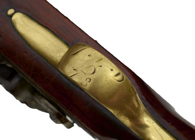 Lot 842 - OF WATERLOO INTEREST - A .650 CALIBRE FLINTLOCK NEW LAND PATTERN SERVICE PISTOL TO THE 7TH LIGHT DRAGOONS