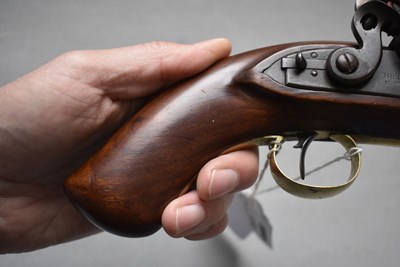 Lot 853 - A .650 CALIBRE FLINTLOCK CONSTABULARY OR SERVICE PISTOL