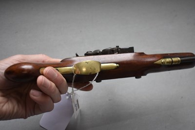 Lot 853 - A .650 CALIBRE FLINTLOCK CONSTABULARY OR SERVICE PISTOL