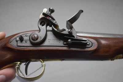Lot 853 - A .650 CALIBRE FLINTLOCK CONSTABULARY OR SERVICE PISTOL