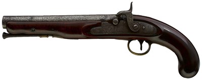 Lot 871 - AN INTERESTING PERCUSSION CONVERSION OF A HEAVY DRAGOON SERVICE PISTOL