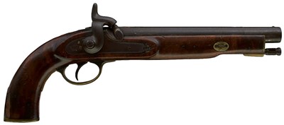 Lot 872 - A .577 CALIBRE PERCUSSION SERVICE PISTOL